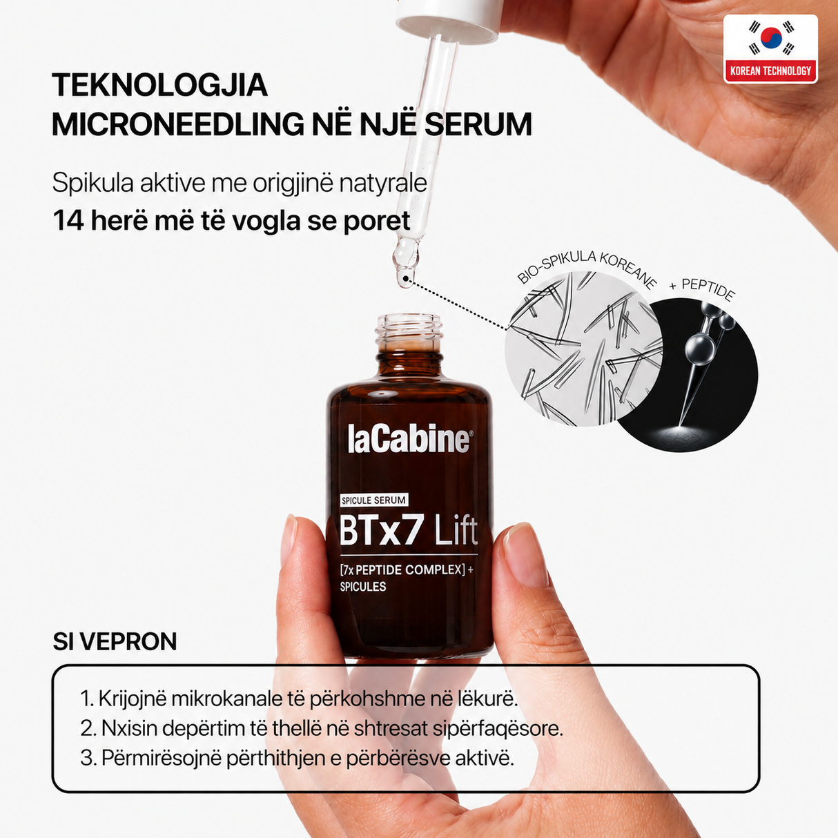 Serum BTx7 Lift me mikrospikula