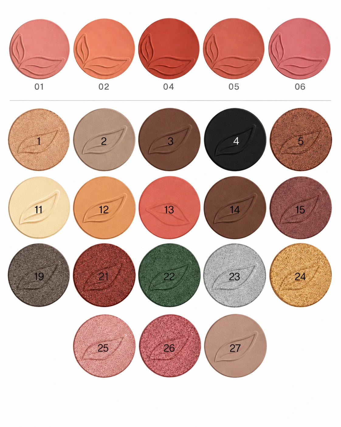 1 Blush + 1 eyeshadow bundle