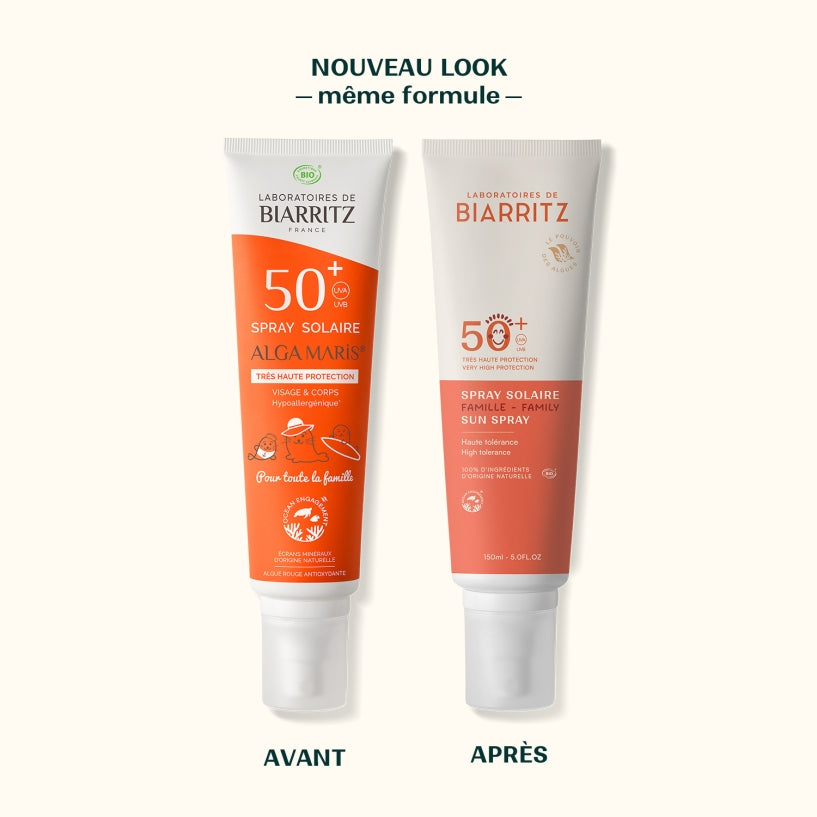 Spray Diellor SPF50+ Familjar – Mbrojtje e Lartë për Gjithë Familjen