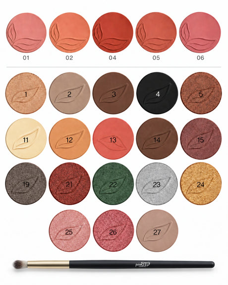 1 Blush + 1 eyeshadow bundle +  Furça 08